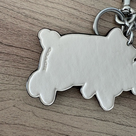 Coach glittery Party Pig bag charms FOBs keychain - Picture 8 of 10